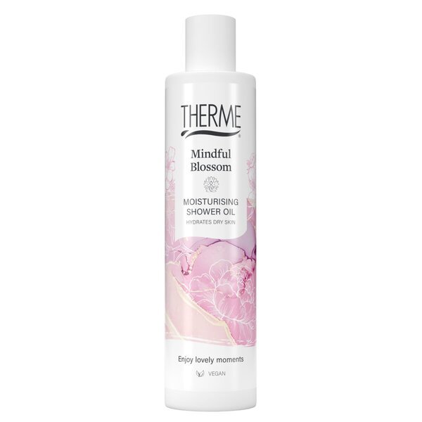 Vlažilno olje za prhanje Therme Mindful Blossom 250 ml - Droge huid
