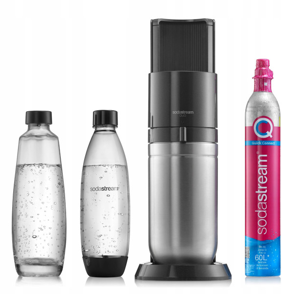 Saturator do wody SodaStream Duo czarny  butelki