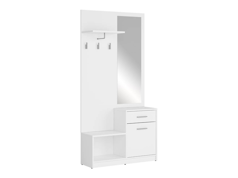 Komplet do przedpokoju Nepo Plus 90 cm biały