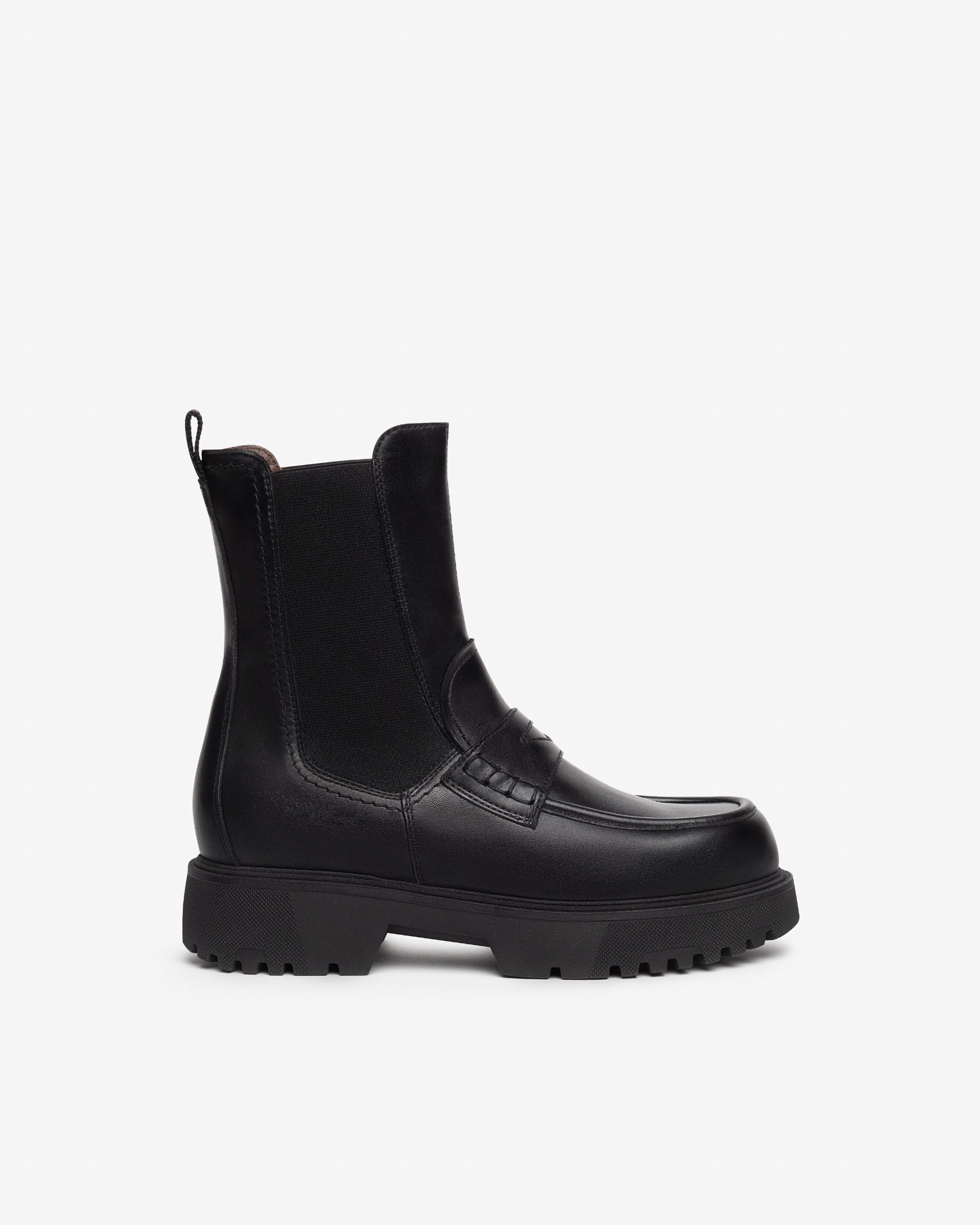  Chelsea-Boots aus Leder für Damen