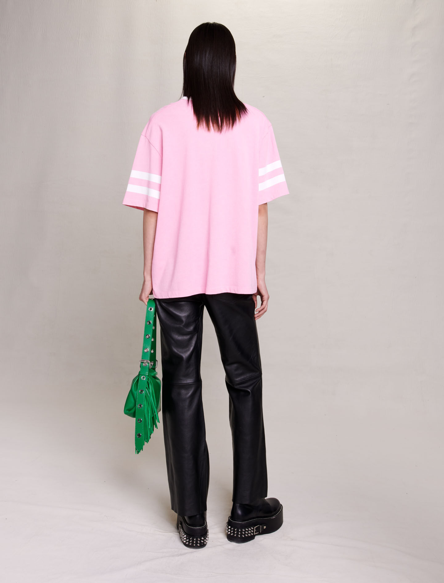 Oversized T-shirt - Roze