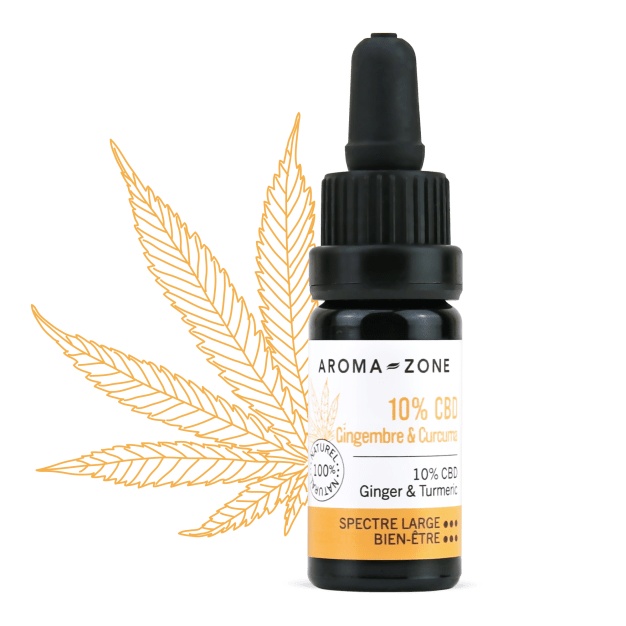 10% CBD-Öl mit Ingwer und Kurkuma – 10 ml