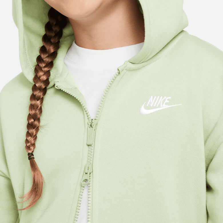 Sudadera con cremallera completa extragrande del club de ropa deportiva