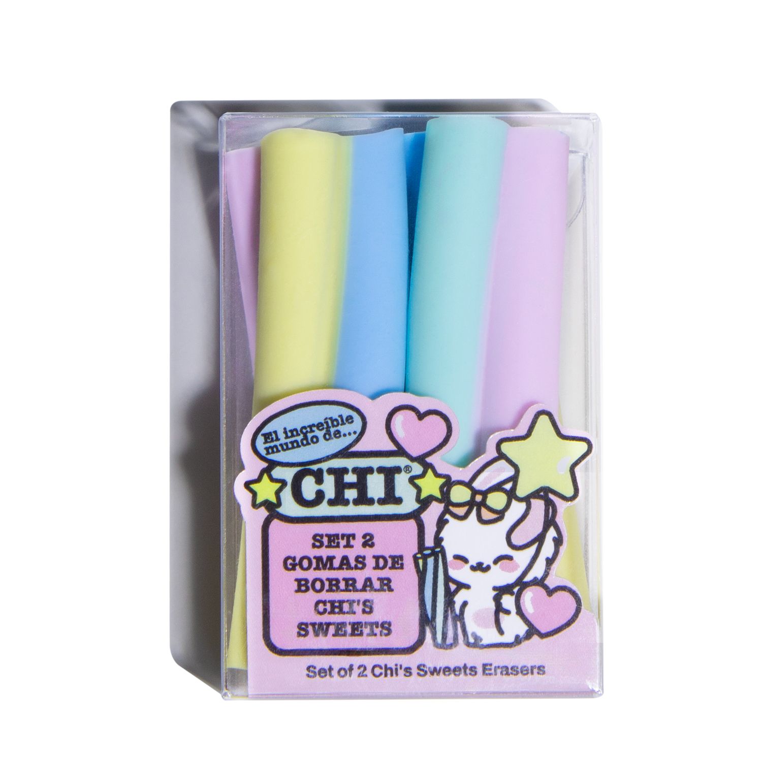 2 Chi's Sweets dzēšgumijas komplekts Kancelejas preces