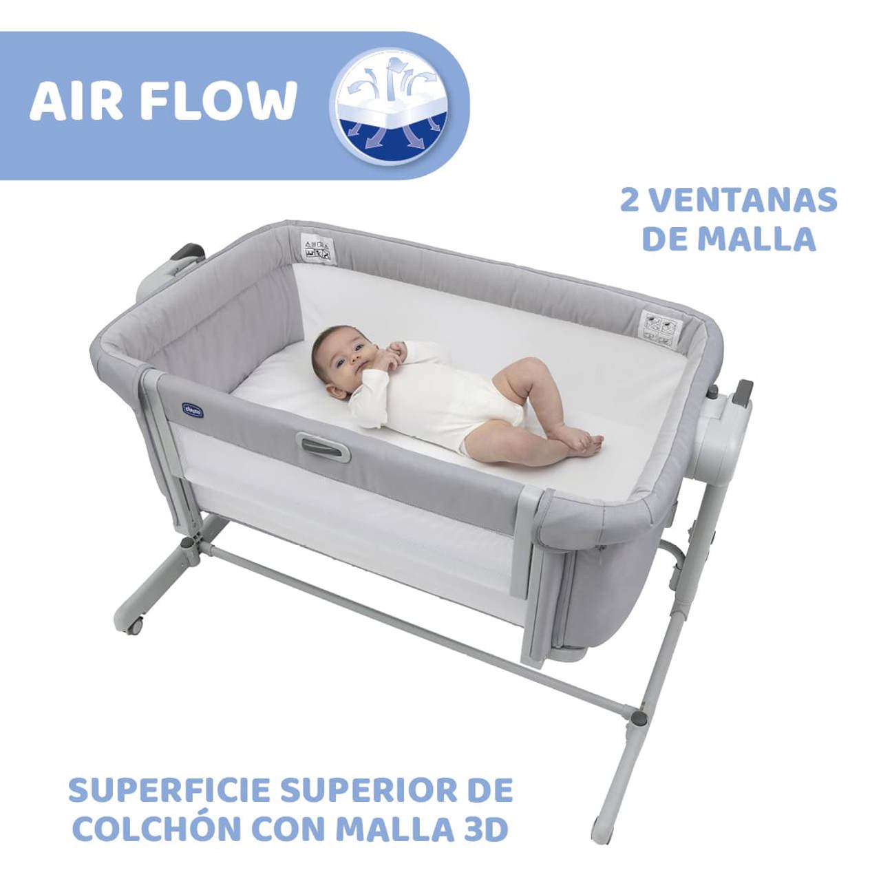 Chicco Next2Me Magic Evo Κούνια Κοινόχρηστη