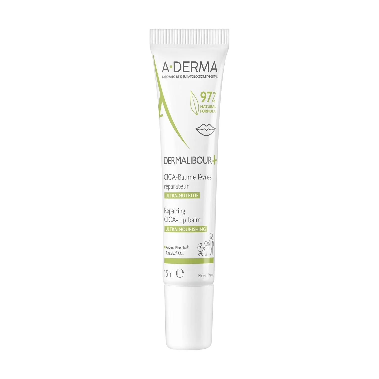 Dermalibour+ Cica Balsamo Labbra Ristrutturante - Balsamo Labbra