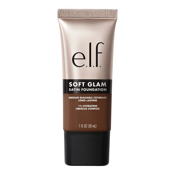 „elf Soft Glam 62 Rich Warm Satin“ makiažo pagrindas, 30 ml