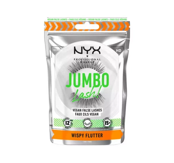 NYX Professional Makeup Jumbo Lash rzęsy na pasku Wispy Flutter 1 para
