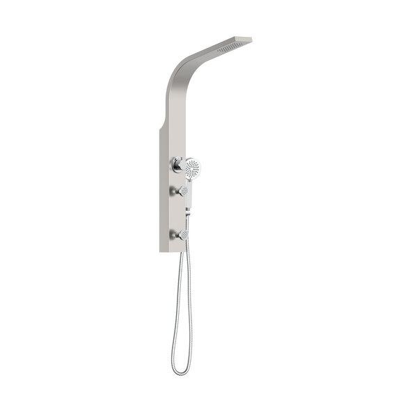 Stainless steel shower panel