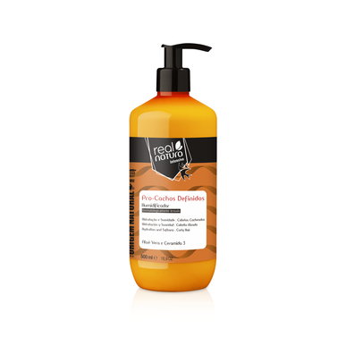 „Real Natura“ plaukų drėkiklis ryškesnėms garbanoms 500 ml 500 ml
