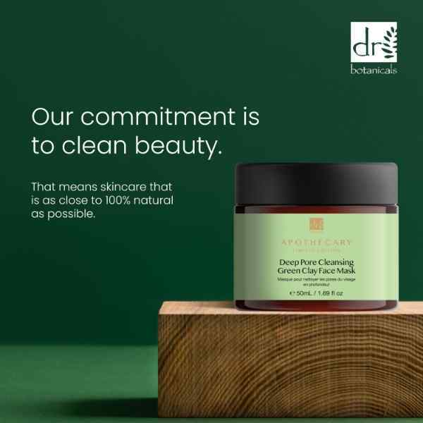Dr. Botanicals Hliněná pleťová maska pro hluboké póry Dvojbalení 2 x 50ml