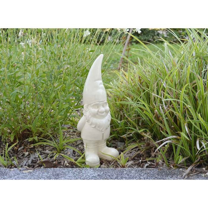Gnomo de jardim em resina 40cm - cru - Orium