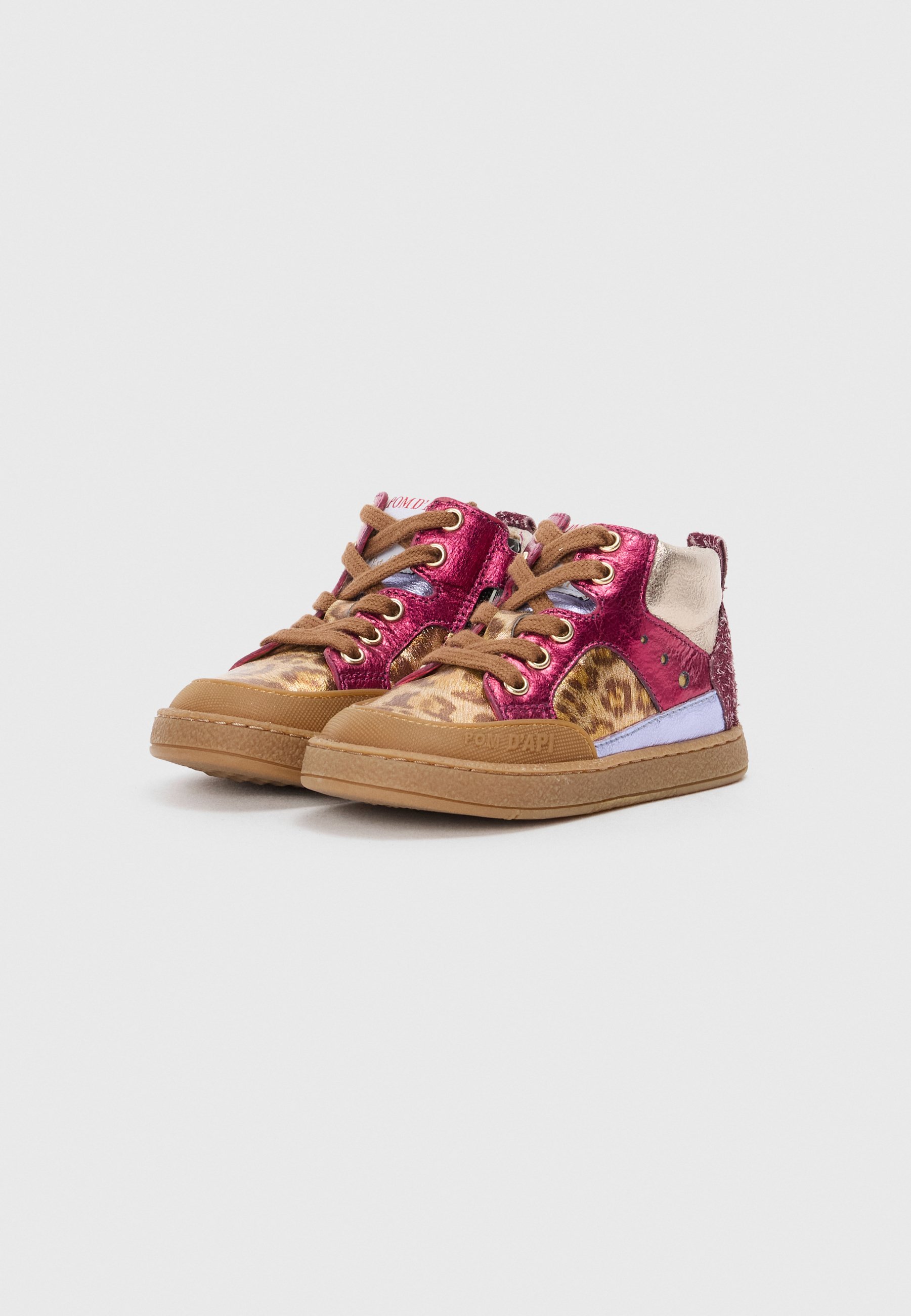 POM D'API MOUSSE BUMP UNISEX - Hoge sneakers - leo/fuchsia