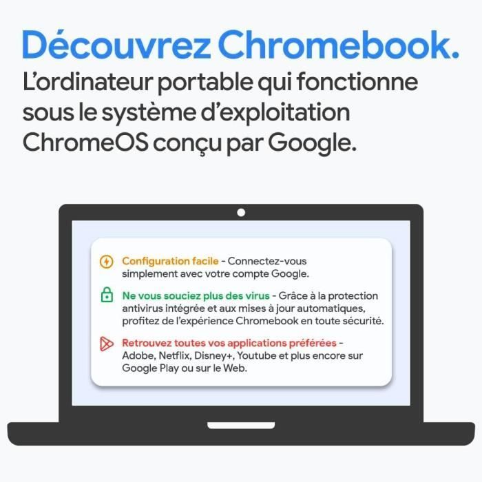 Acer Chromebook 314 CB314-2H-K6CV Ordinateur Portable 14'' HD,PC Portable MTK MT8183,RAM 8 Go DDR4X,64 Go eMMC,Arm Mali-G72 MP3,C