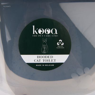 Kuweta dla kota z pokrywką kooa - 90% plastiku poddanego recyklingowi