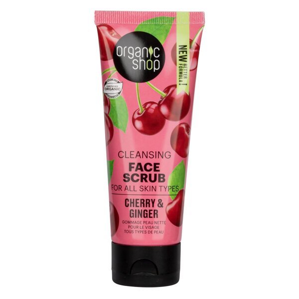 Čistilni piling za obraz s češnjo in ingverjem Organic Shop 75 ml
