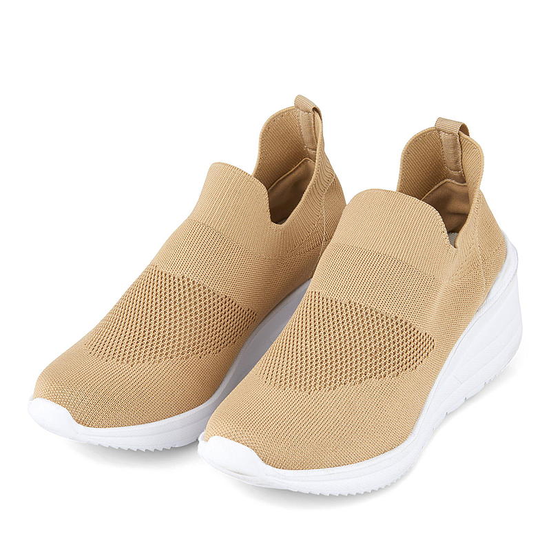 Scarpe Aå, taglie 36-41, con zeppa, beige