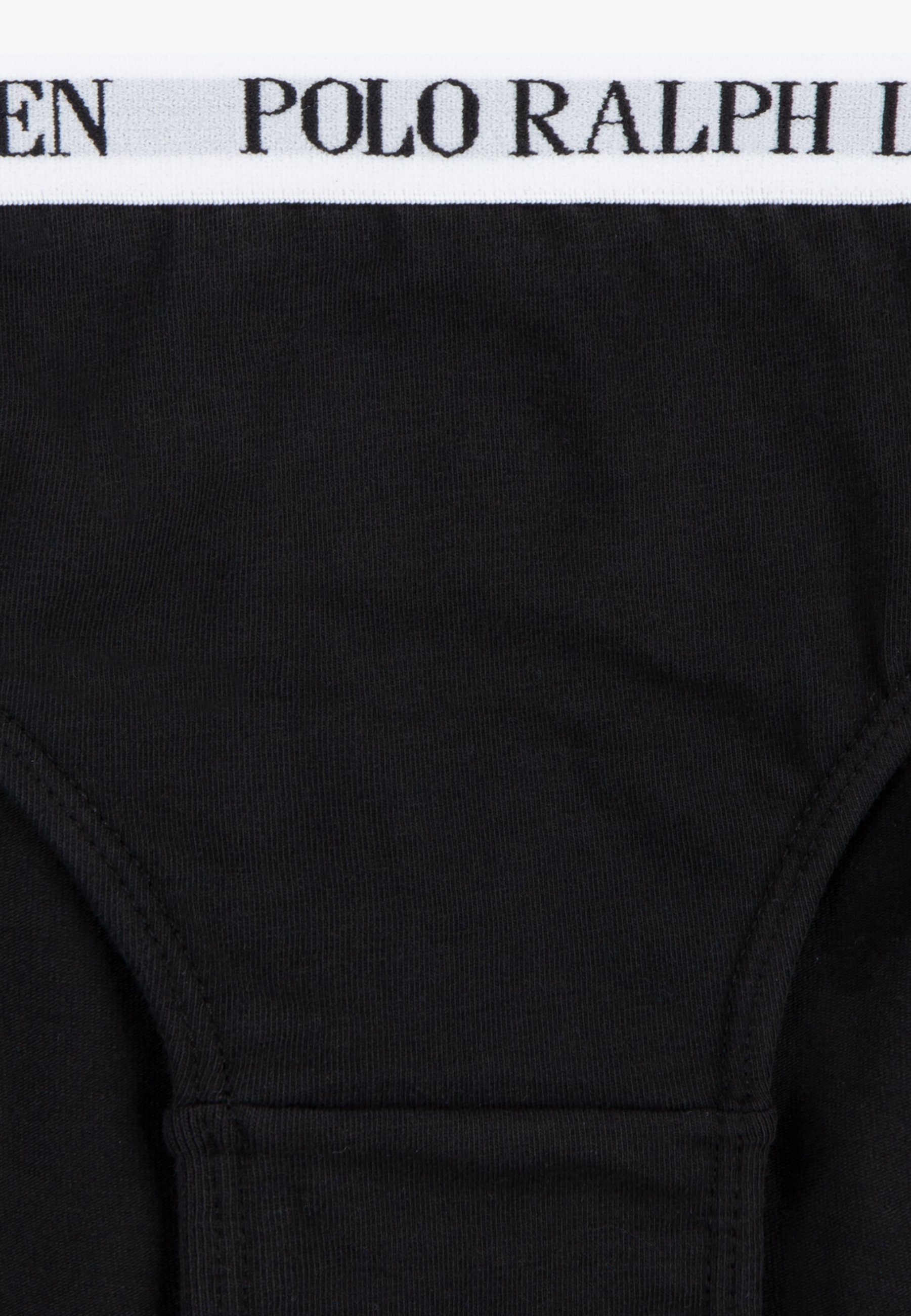 Polo Ralph Lauren SOLID 3-PACK - Slips - wit/zwart