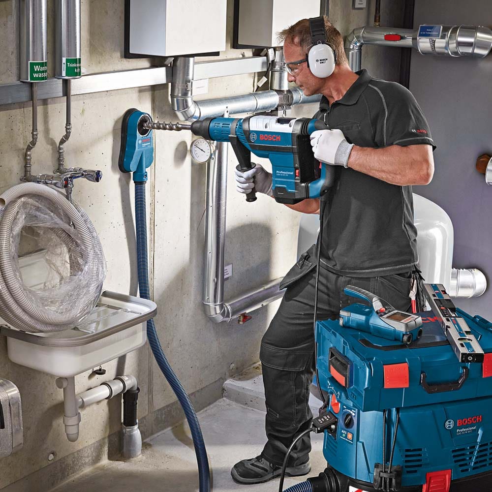 BOSCH 68mm Multifunktions-Staubabsaugung und Bohraufsatz