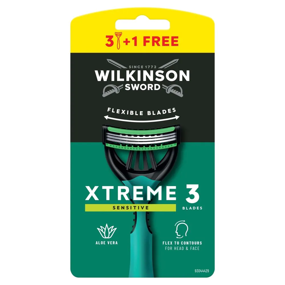 Wilkinson Xtreme3 Sensitive 3+1 Gratis