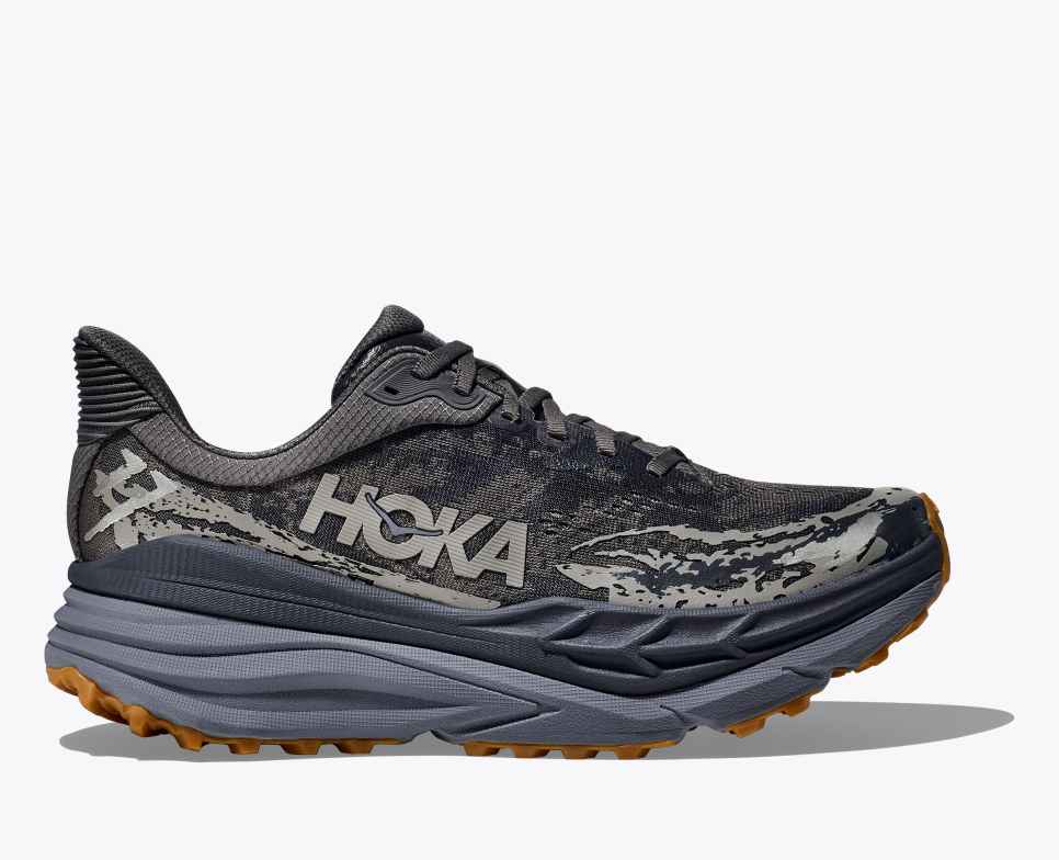 HOKA Stinson 7 Satellite Grijs / Varsity Marineblauw