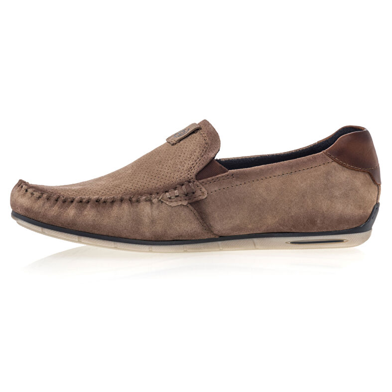 Bruine loafers/bootschoenen voor heren