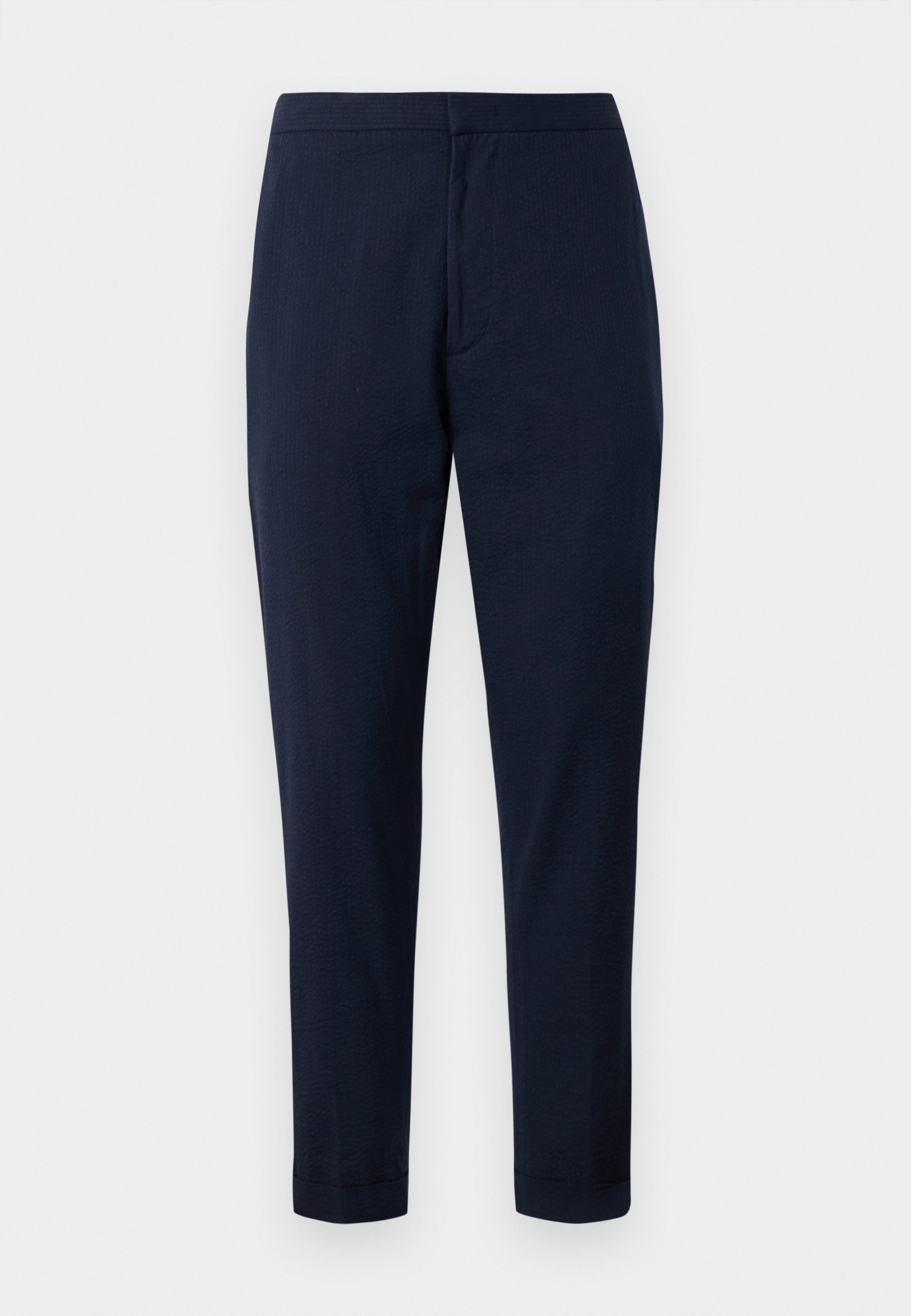 OFFICINE GENERALE JOSEPH SEERSUCKER - Chino's - donkerblauw
