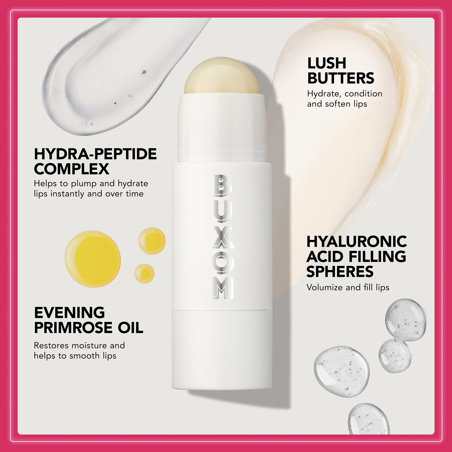 Masło do ust Power-Full Plump + Repair Bare - Buxom
