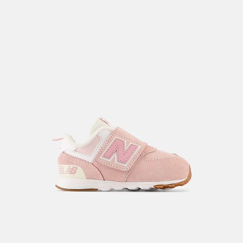 Baby 574 NEW-B Klettverschluss - Kristallrosa mit Nebelrosa