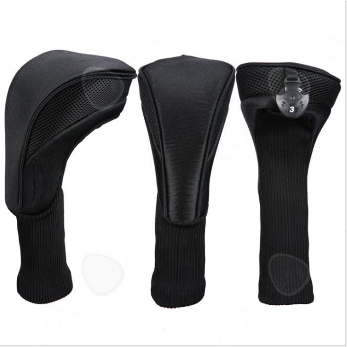 CONFO® Un juego completo de equipamiento de golf, que incluye una funda para el taco, una funda para la cabeza del palo y una funda para el palo de madera.