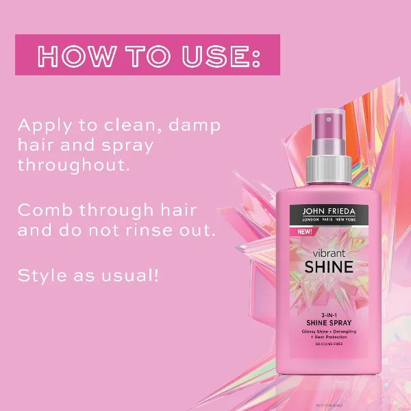 John Frieda Vibrant Shine 3v1 sprej 150ml