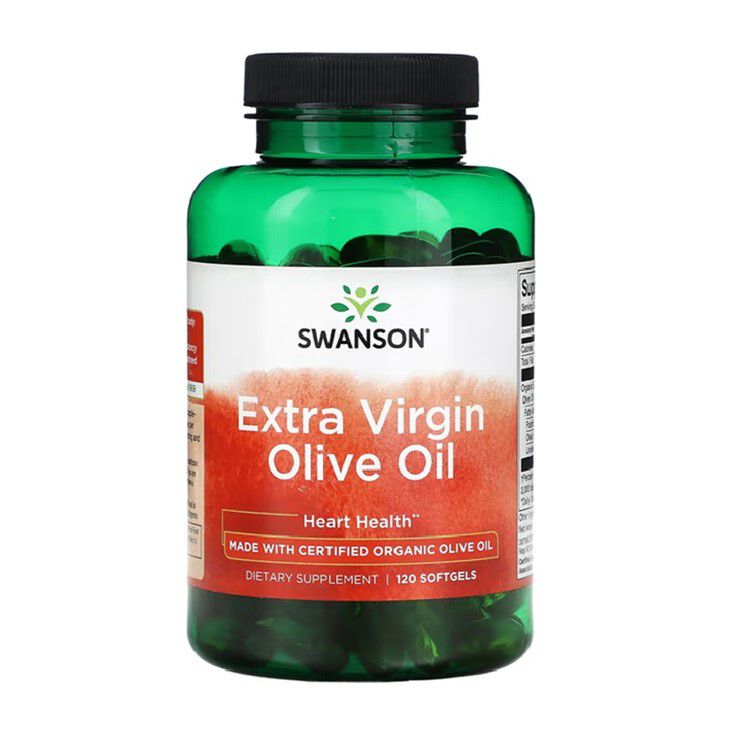 Aceite de oliva virgen extra Swanson 1000 mg