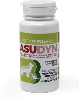 TREBIFARMA Asudyn voedingssupplement voor gewrichten, 60 tabletten, voor honden en katten