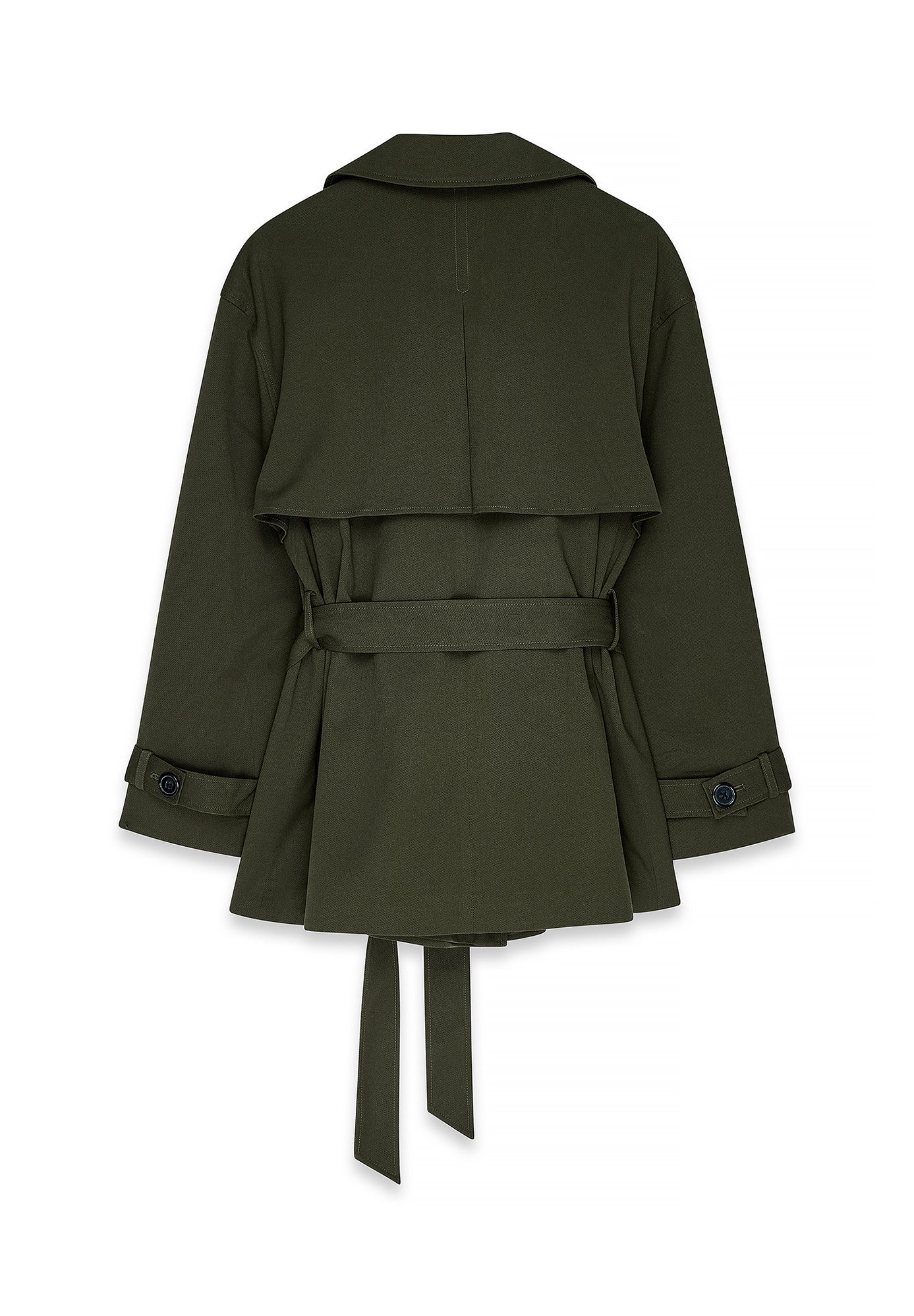 NA-KD BELTED - Trench - kaki