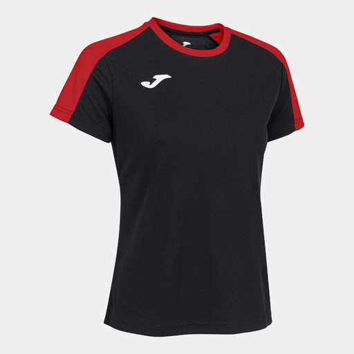 Joma Eco Championship Kurzarm-T-Shirt Schwarz Rot