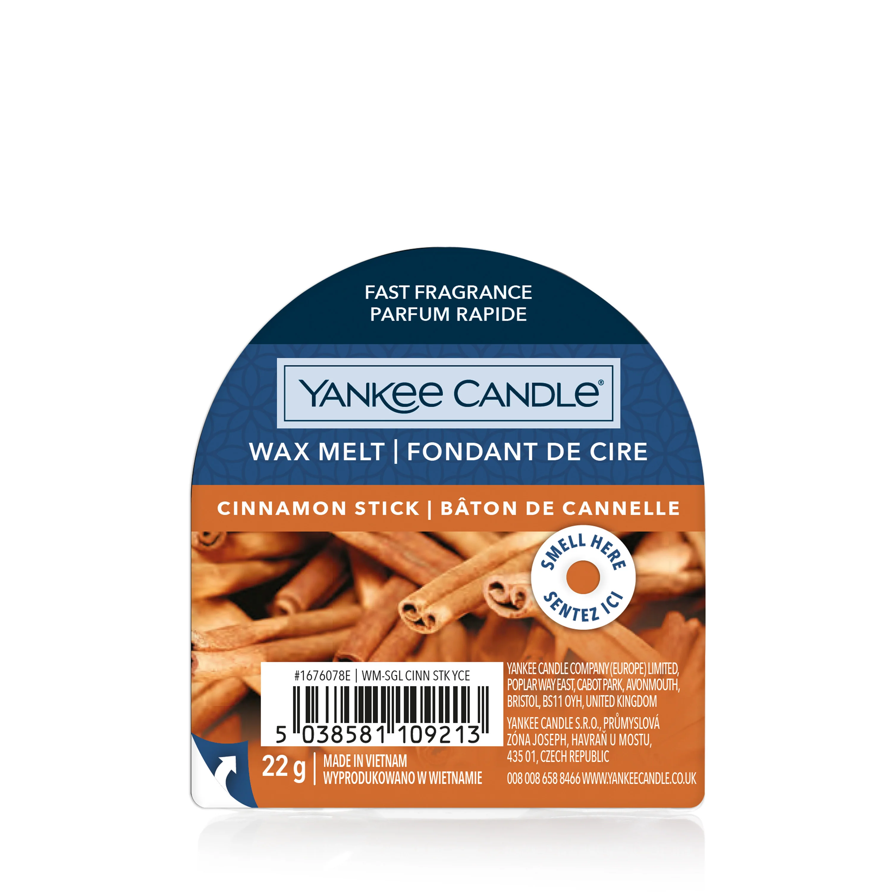 Wax Melts Cinnamon Stick - Candela Profumata