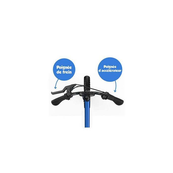 Wispeed 100W Electric Balance Bike, Blue