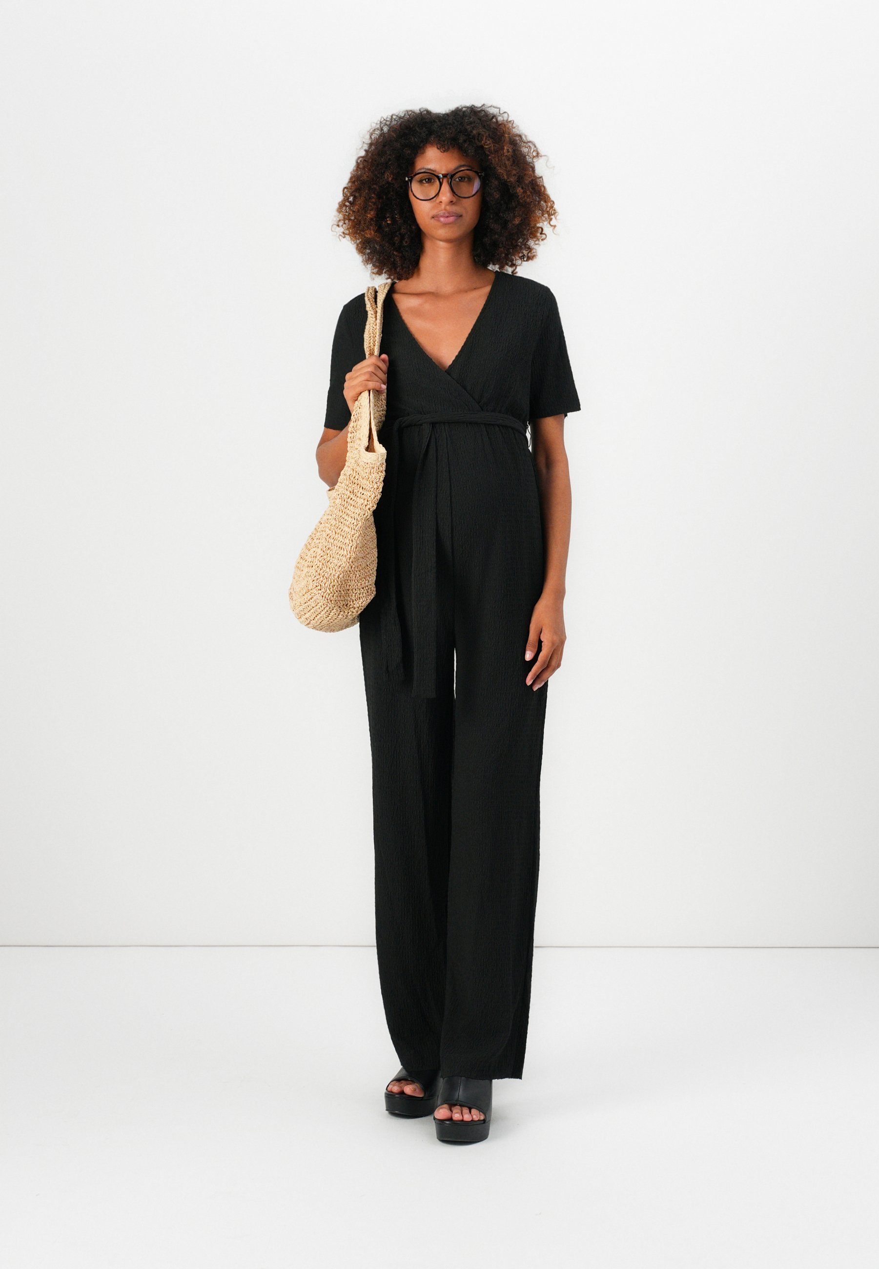 ONLY MATERNITY OLMHARPER - Macacão - preto