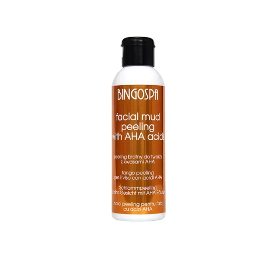 BingoSpa peeling błotny do twarzy z Kwasami AHA 120 g