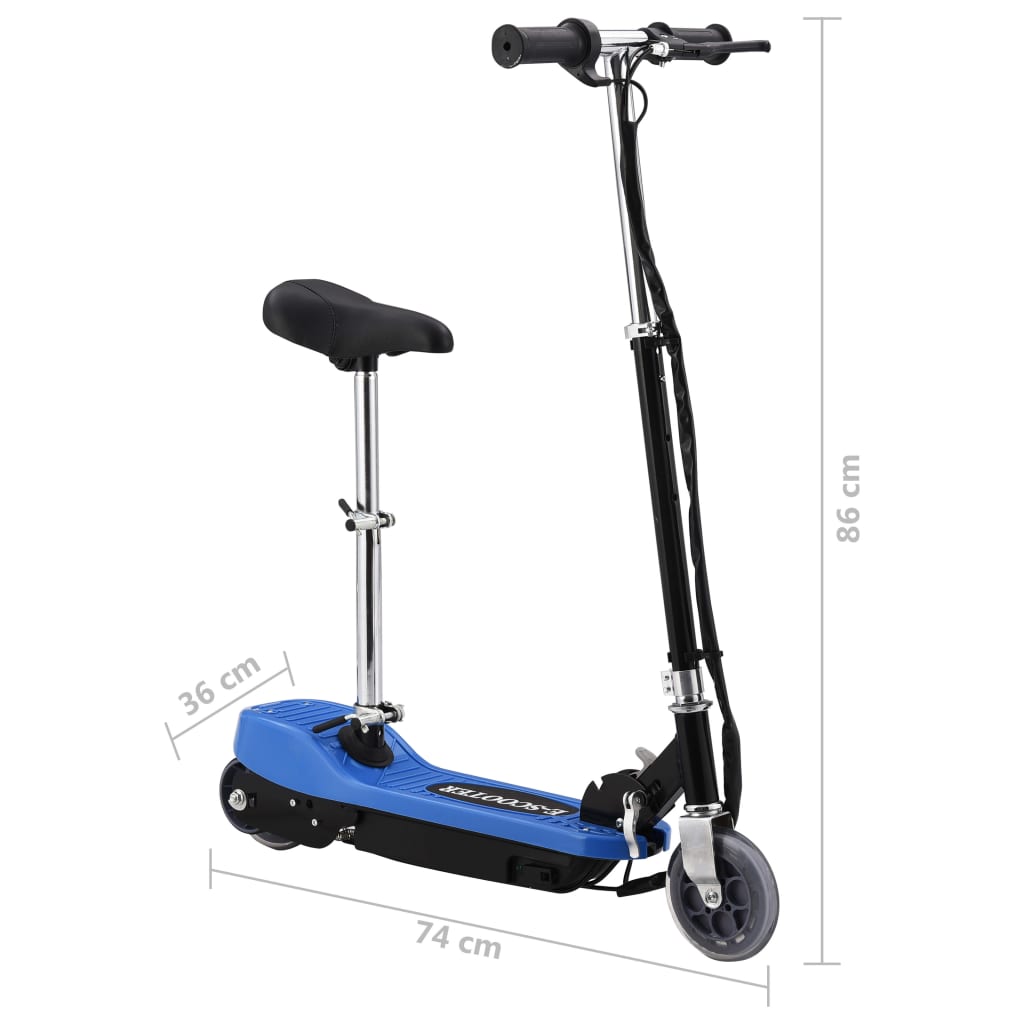 Vidaxl Elektromos Roller Üléssel 120W