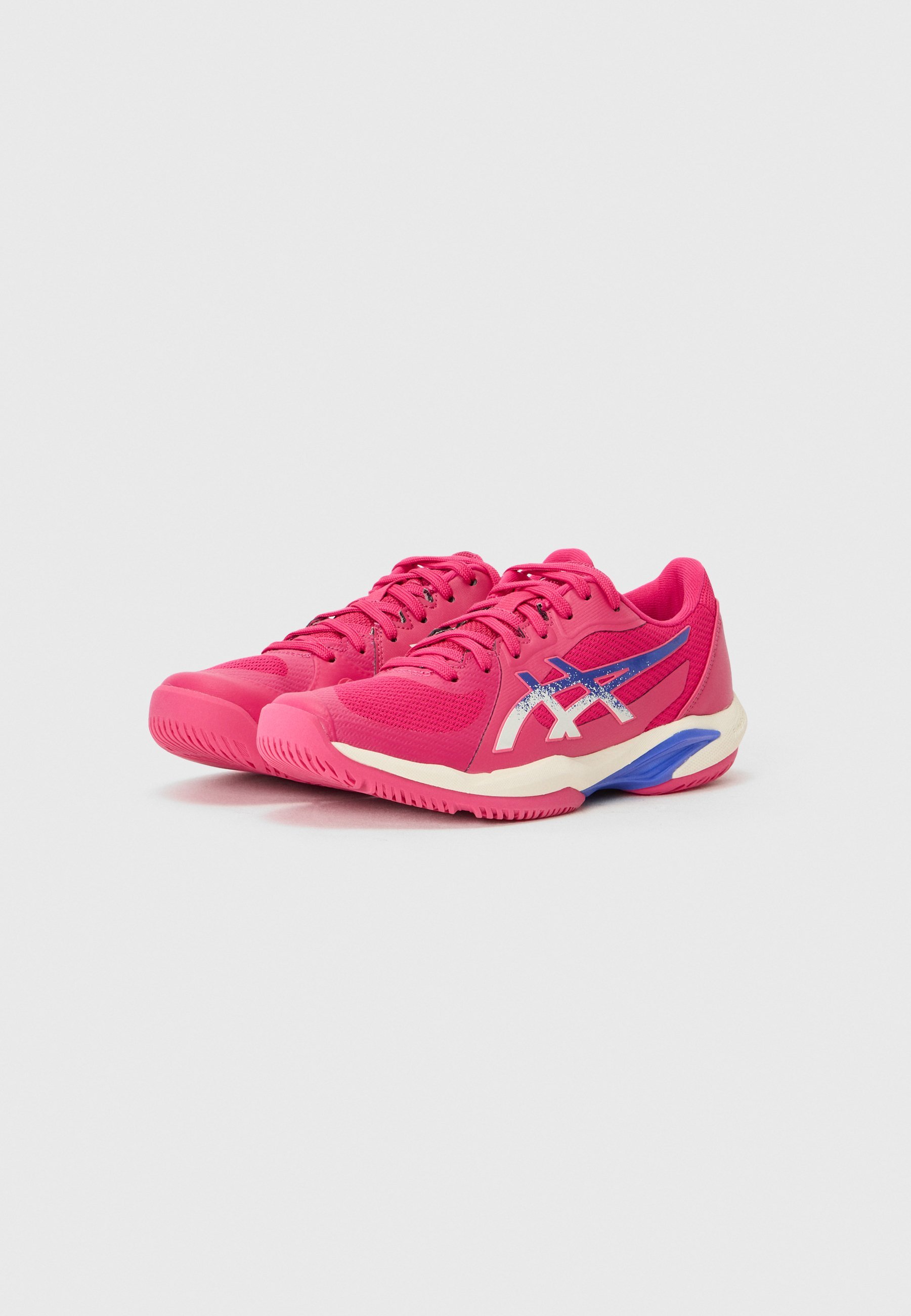 ASICS SOLUTION SWIFT FF 2 - Scarpe da tennis multi-campo - rosa acceso/blu scuro