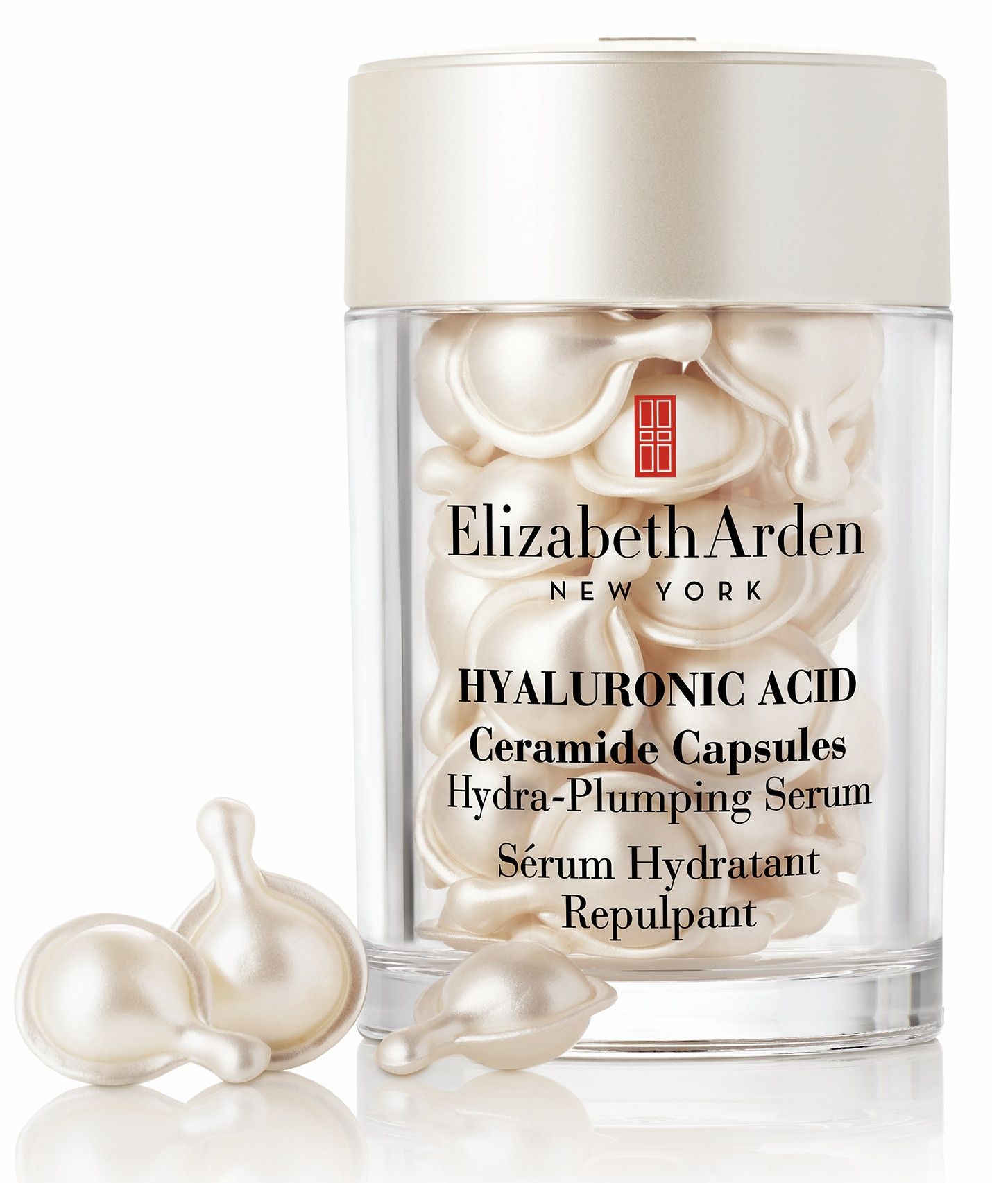 Sérum s kyselinou hyalurónovou, ceramidové kapsuly Luxusná hydratácia a výživa