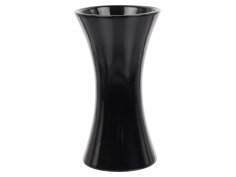 Wazon klepsydra ceramiczny 23 cm czarny