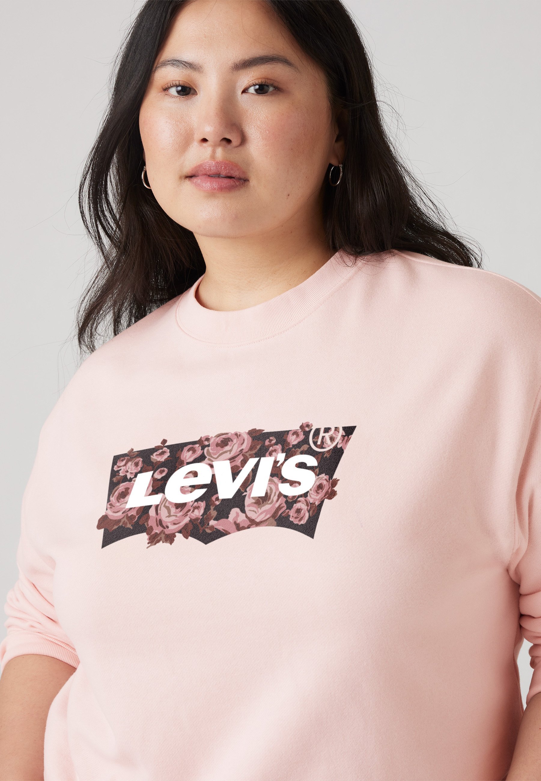 Levi's® Plus EVERYDAY CREW - Sweatshirt - roze