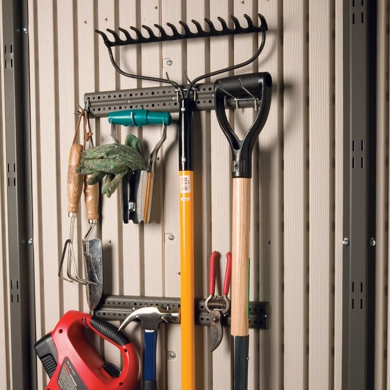 Fuß breit x 7 Fuß 4 Zoll tiefer Kunststoff-Gartenschuppen