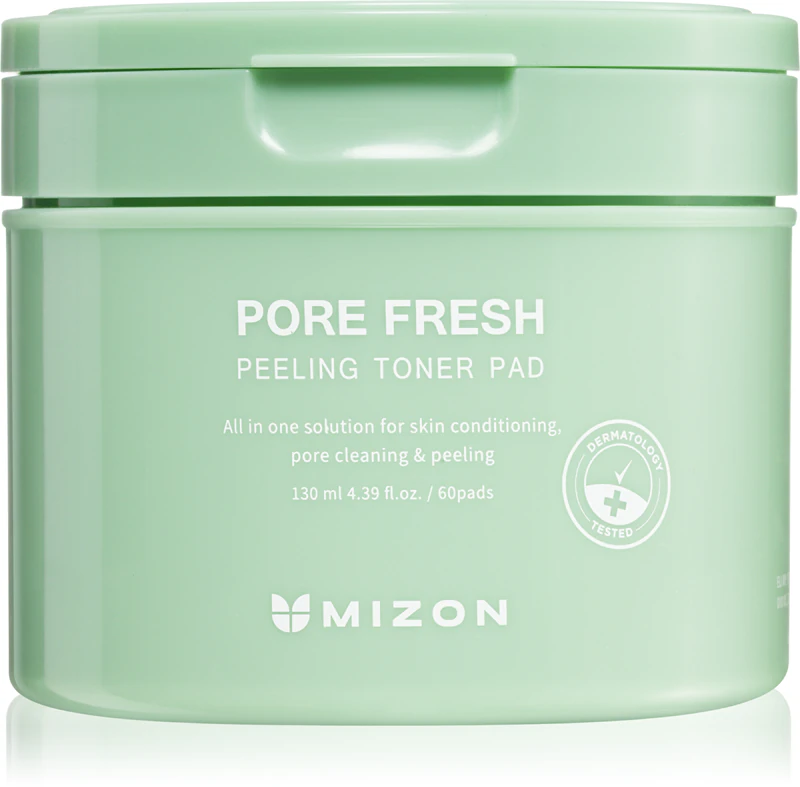 Mizon Pore Fresh exfoliačné tampóny na tvár pre citlivú pleť so sklonom k nedokonalostiam
