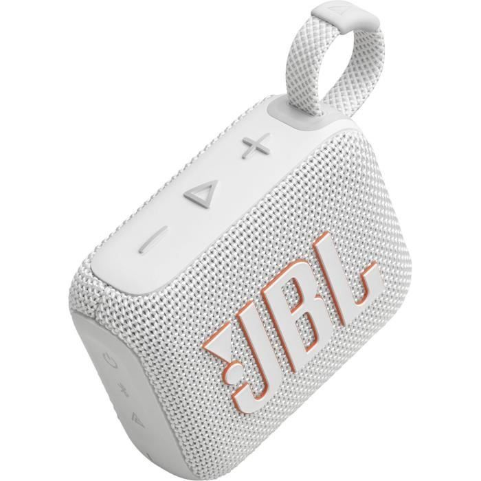 Enceinte Bluetooth ultra-portable - JBL GO 4 - Bluetooth 5.3 - Blanc