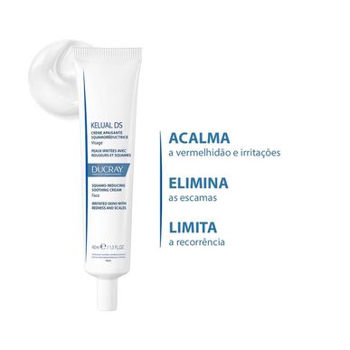 Ducray Kelual DS Squamo-Reducing Soothing Cream -kasvovoide hilseilevän ja punoittavan ihon vähentämiseen 40 ml 40 ml