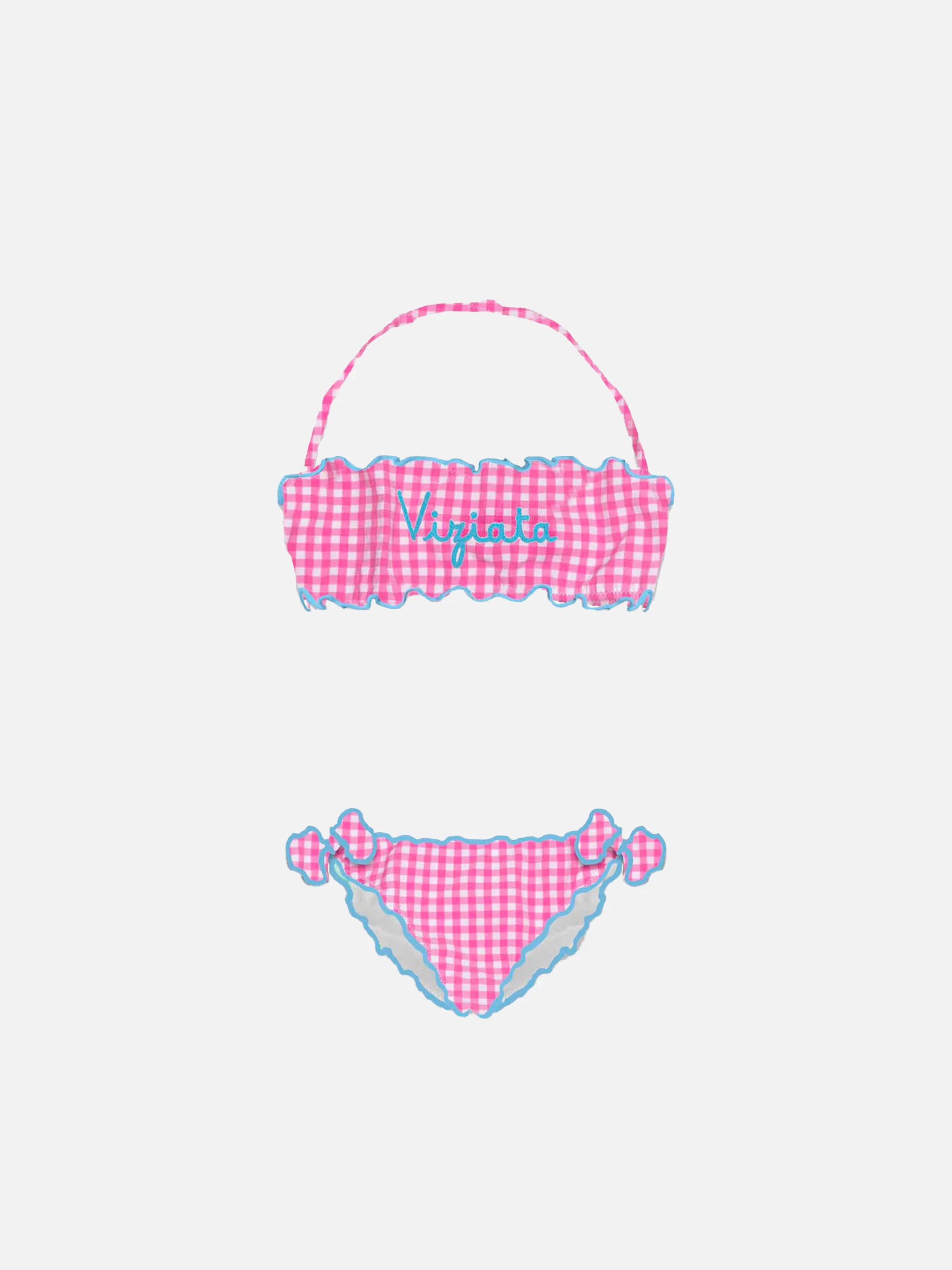 Viziata Baby-Bikini mit bestickter Schärpe