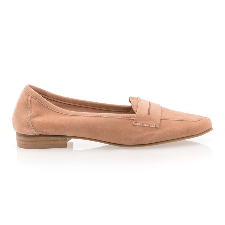 Mocassins / chaussures bateau Femme Beige
